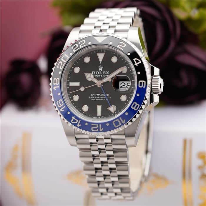 美品純正 現行ロレックスジュビリーブレス M126710BLNR 新品)ROLEX ロレックス GMTマスター II 126710BLNR ジュビリー