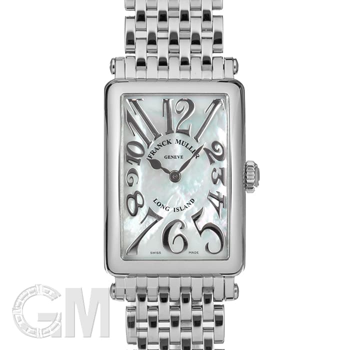 FRANCK MULLER フランクミュラー ウォッチ ロングアイランド・レリーフ ダイヤベゼル 時計 902QZREKD1R 腕時計
 ステンレススチール/クロコダイル シルバーアラビアギョウシェ クオーツ シルバーアラビアギョウシェ文字盤 レディース【中古】 FRANCK MULLER - FRANCK MULLER フランクミュラー ウォッチ ロング