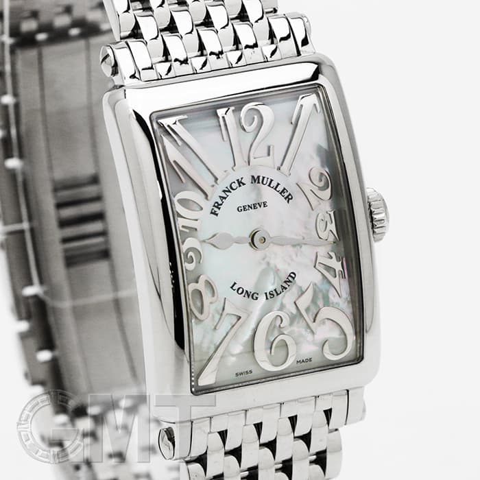 FRANCK MULLER フランクミュラー ロングアイランド レリーフ Silver 23mm 腕時計 902QZRELIEF ステンレス シルバー クオーツ  レディース【中古】 新品)FRANCK MULLER フランク・ミュラー ロングアイランド 902QZ