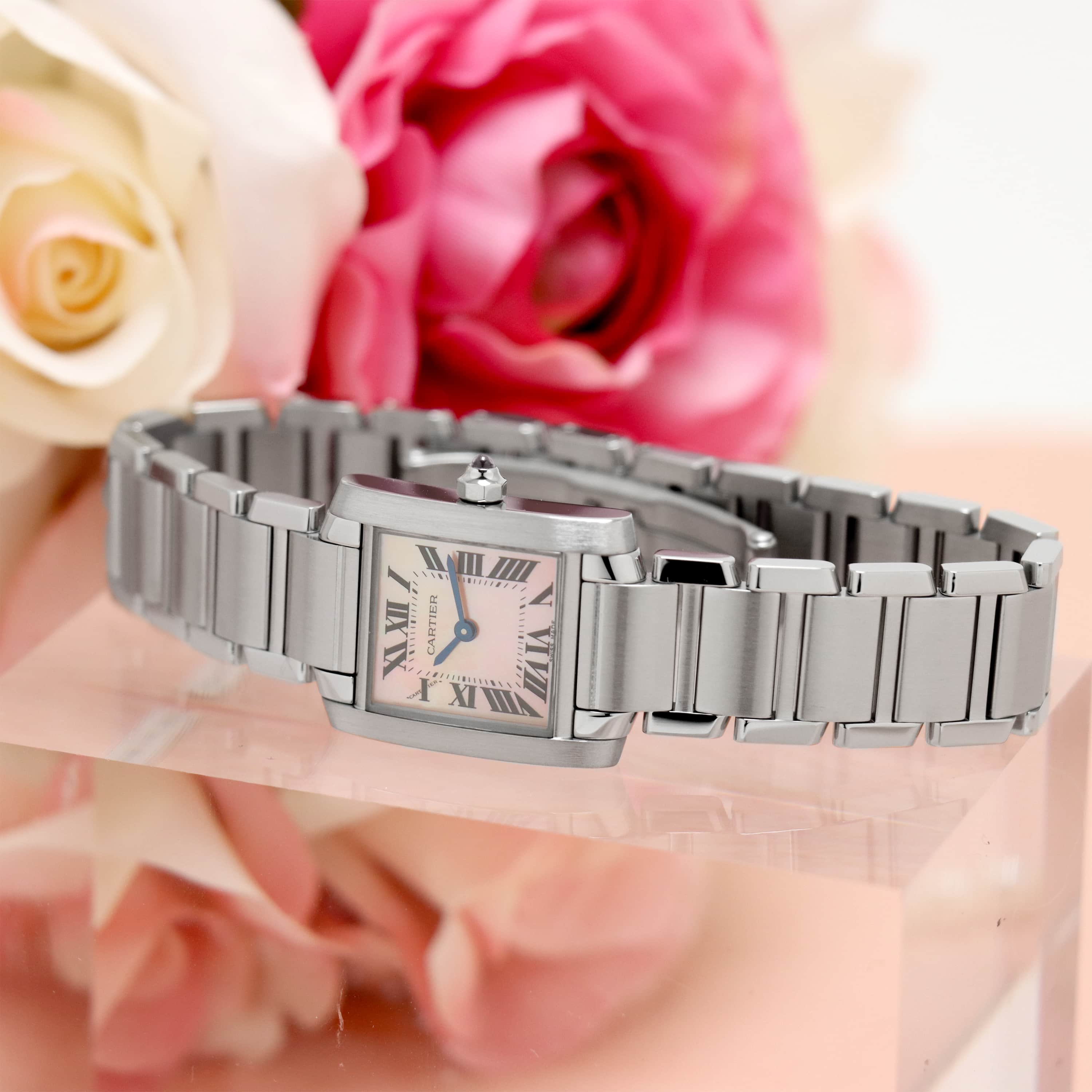 中古)CARTIER カルティエ タンク フランセーズ SM W51028Q3（商品ID