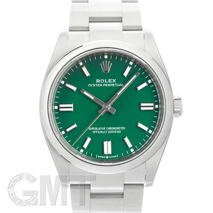 中古)ROLEX ロレックス オイスターパーペチュアル 36 126000 グリーン