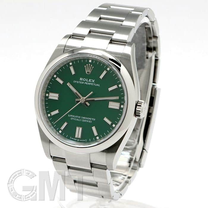 中古)ROLEX ロレックス オイスターパーペチュアル 36 126000 グリーン