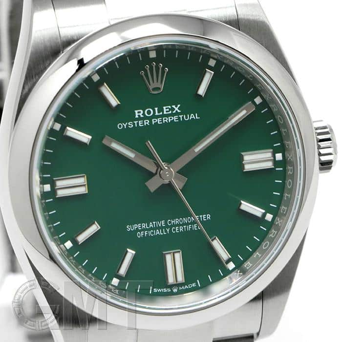 中古)ROLEX ロレックス オイスターパーペチュアル 36 126000 グリーン