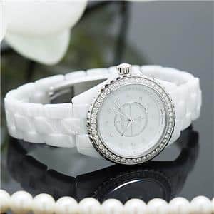 レア シャネル 正規 水筒 ホワイト CHANEL シャネル J12 ホワイトセラミック 33mm H5698 新品