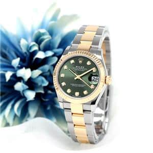 新品)ROLEX ロレックス デイトジャスト 31 278273G グリーン