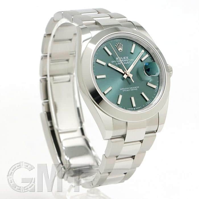 未使用)ROLEX ロレックス デイトジャスト 41 126300 ミントグリーン