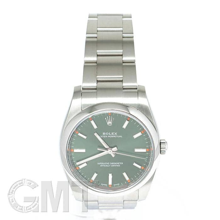 中古)ROLEX ロレックス オイスターパーペチュアル 114200 オリーブ 