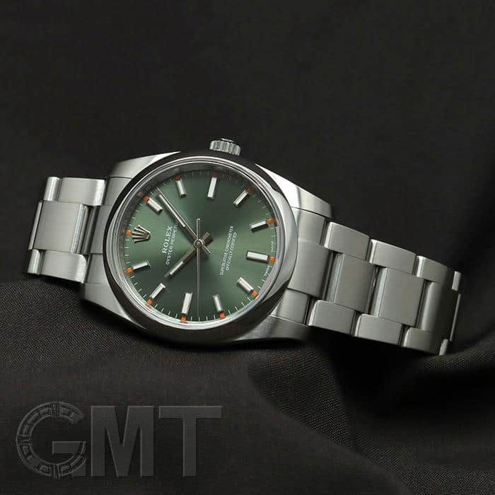 中古)ROLEX ロレックス オイスターパーペチュアル 114200 オリーブ