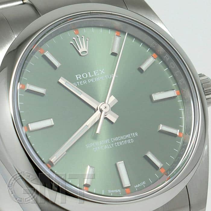 ロレックス 114200 オリーブグリーン[中古美品] 中古)ROLEX ロレックス オイスターパーペチュアル 34 114200 オリーブ