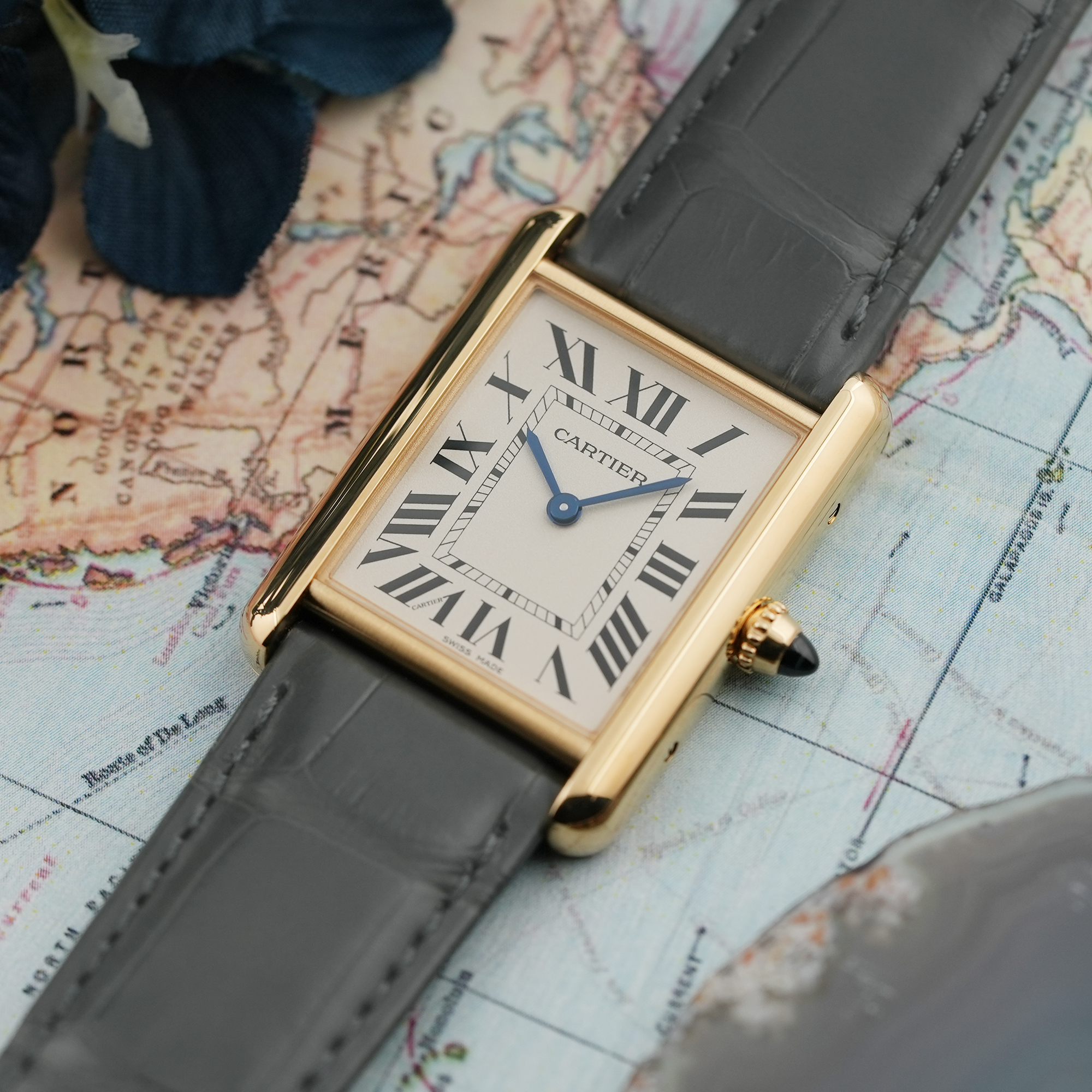 カルティエ タンク 新品)CARTIER カルティエ タンク ルイ カルティエ ウォッチ ミディアム