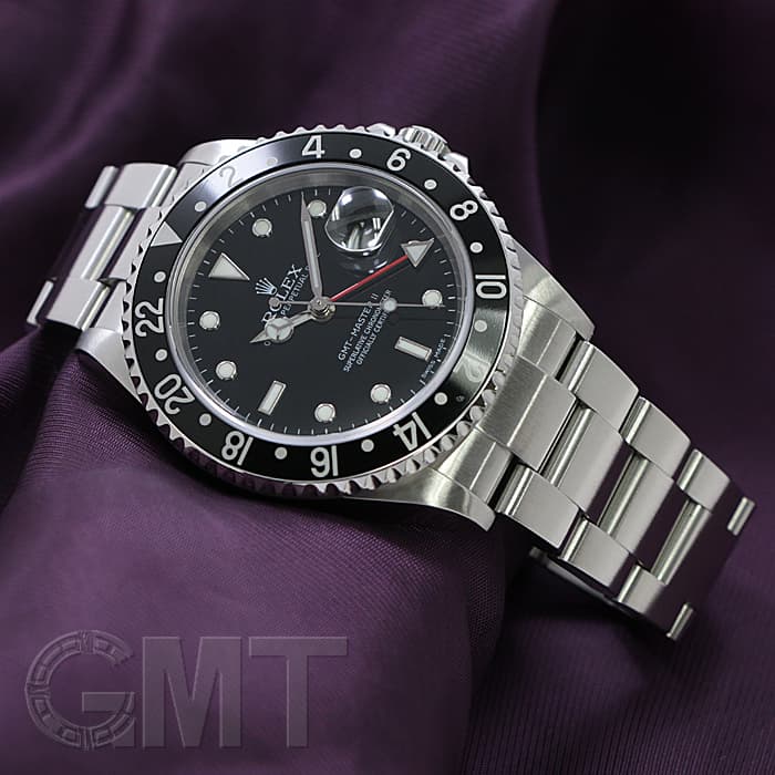 中古)ROLEX ロレックス GMTマスター II 16710 ブラック Z番 スティック 