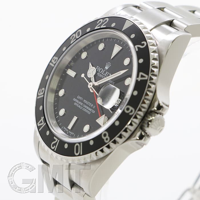 中古)ROLEX ロレックス GMTマスター II 16710 ブラック Z番 スティック