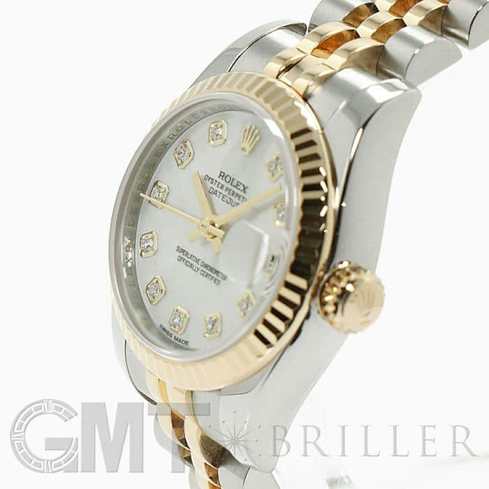 中古)ROLEX ロレックス デイトジャスト 179173NG ホワイトシェル（商品