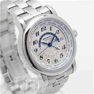 MONTBLANC モンブラン スター ワールドタイム GMT シルバー 109286 メイン