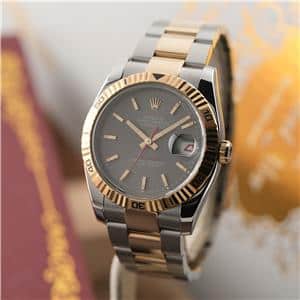 ROLEX ロレックス デイトジャスト ターノグラフ 116263 グレー オイスターブレスレット メイン