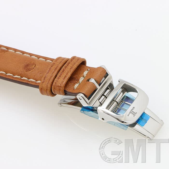 新品　ジャガールクルト　オーストリッチ　替えベルト　青　20mm 新品！ ジャガールクルト純正時計ベルト ネイビー 20mm