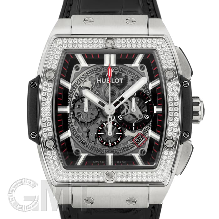 新品)HUBLOT ウブロ スピリット オブ ビッグバン チタニウム ダイヤ
