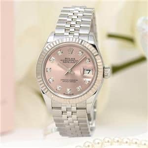 ROLEX ロレックス デイトジャスト 28 279174G ピンク 10Pダイヤ ジュビリーブレス メイン
