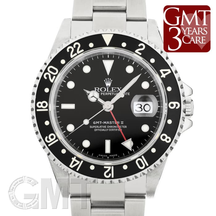 中古)ROLEX ロレックス GMTマスター Ⅱ 16710 ブラック（商品ID