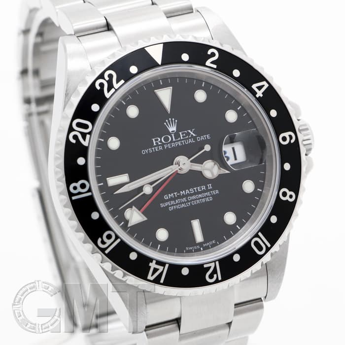 中古)ROLEX ロレックス GMTマスター Ⅱ 16710 ブラック（商品ID