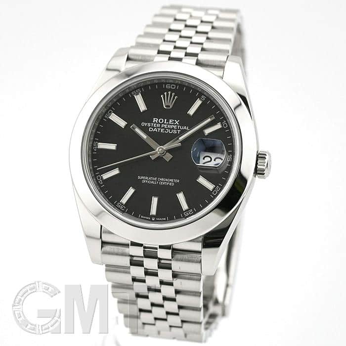 中古)ROLEX ロレックス デイトジャスト 41 126300 ブラック ジュビリー