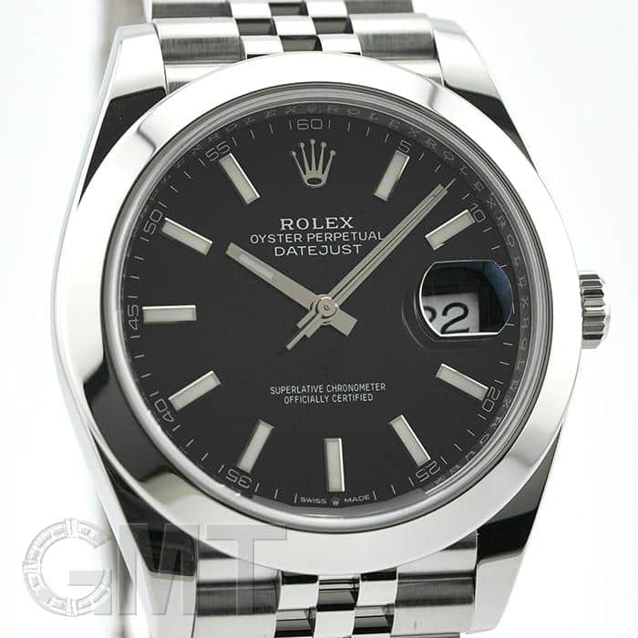 中古)ROLEX ロレックス デイトジャスト 41 126300 ブラック ジュビリー