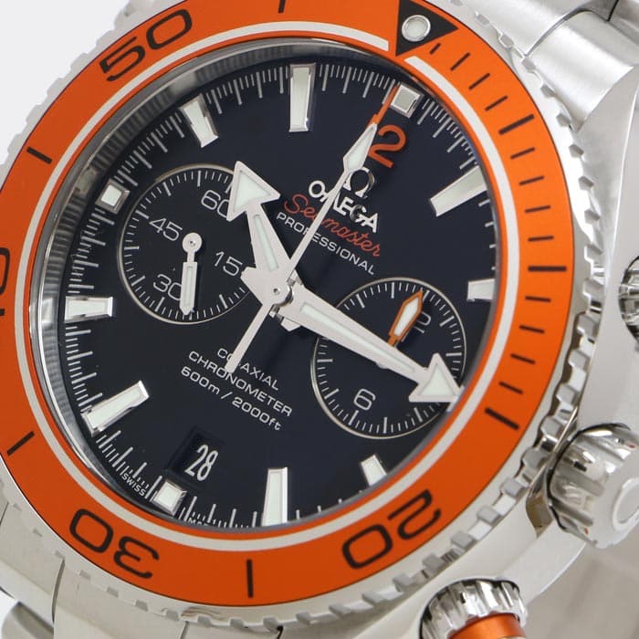 新品)OMEGA オメガ シーマスター プラネットオーシャン クロノグラフ