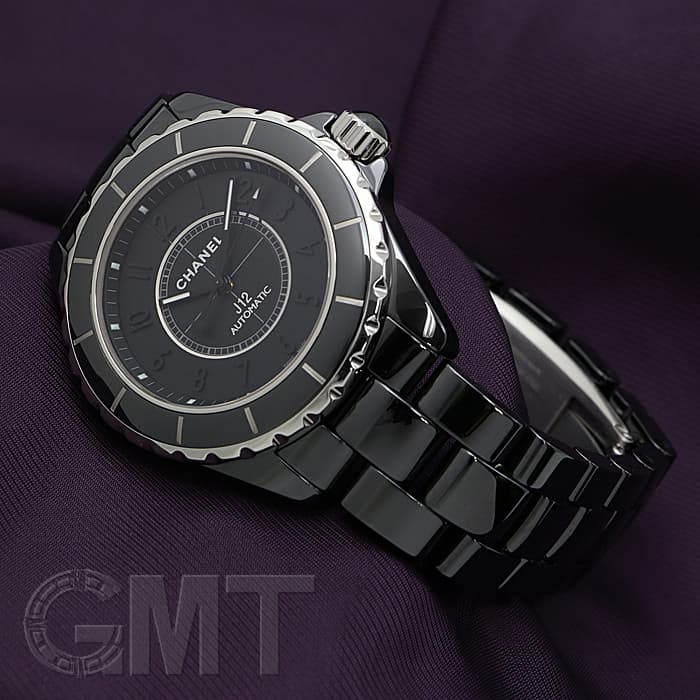 中古)CHANEL シャネル J12 38mm インテンスブラック H3829（商品ID