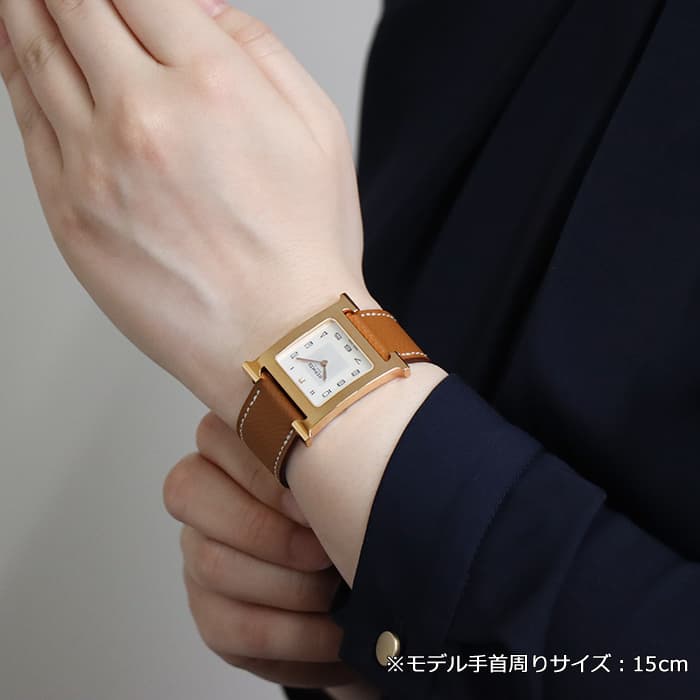 【タイムセール】売り切り最終値下げHERMES Hウォッチ　ホワイト　革ベルト 楽天市場】エルメス HERMES Hウォッチ PM 25mm W036704WW00