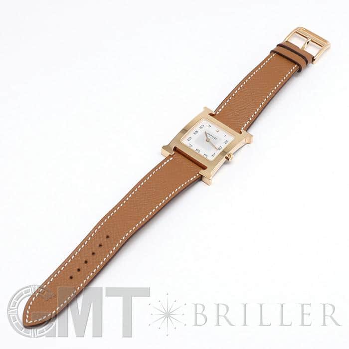 新品)HERMES エルメス Hウォッチ HH1.502.292/UU37 ホワイトシェル