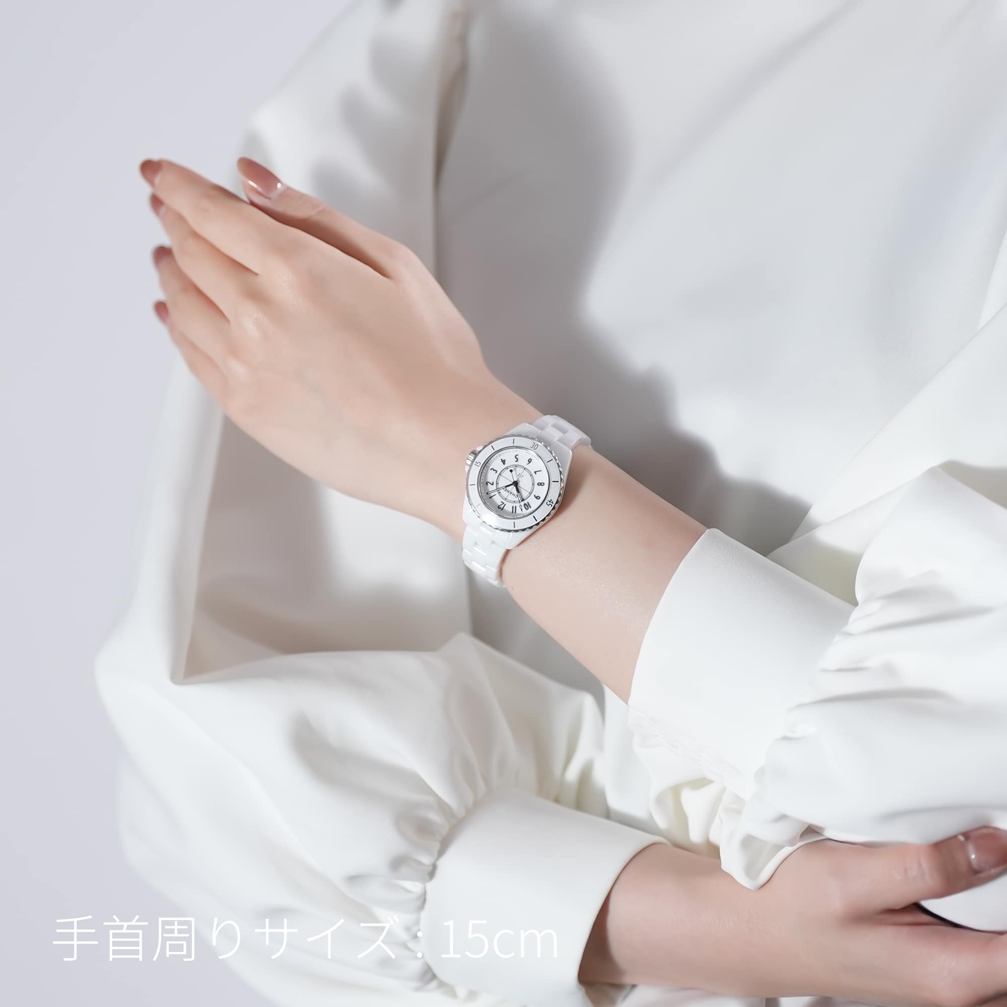 中古)CHANEL シャネル J12 ホワイトセラミック 33mm H5698（商品ID