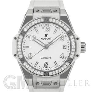 HUBLOT ウブロ ビッグバン ワンクリック スチールダイヤモンド ホワイト 465.SE.2010.RW.1204 メイン