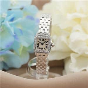 CARTIER カルティエ サントス ドゥモワゼル ミニ WF9005Y8 ホワイトゴールド メイン