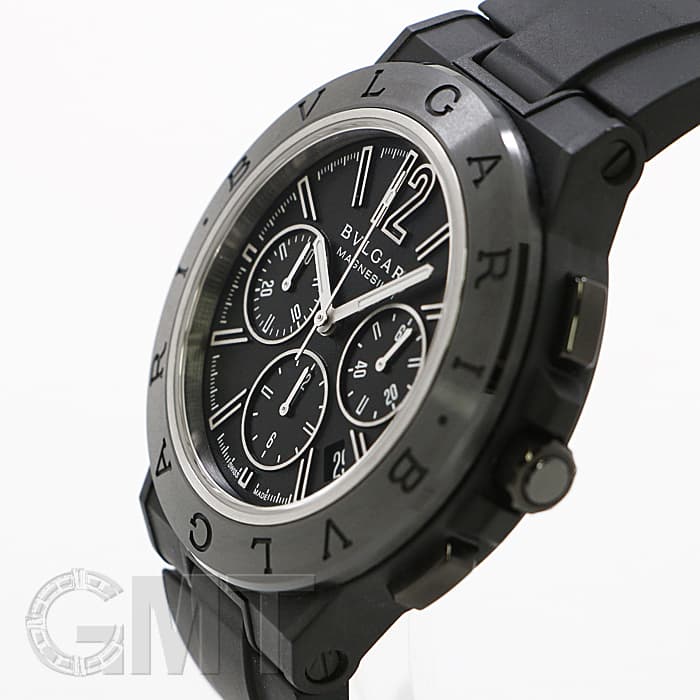 中古)BVLGARI ブルガリ ディアゴノ マグネシウム クロノグラフ