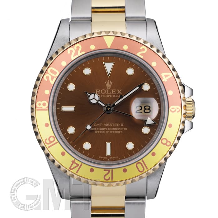 中古)ROLEX ロレックス GMTマスター II 16713 ブラウン（商品ID