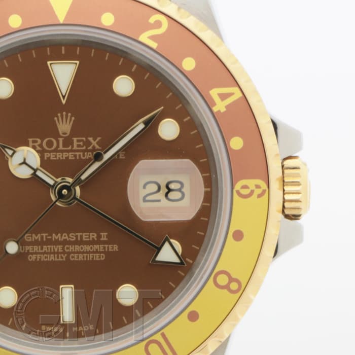 中古)ROLEX ロレックス GMTマスター II 16713 ブラウン（商品ID