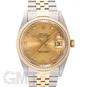 ROLEX ロレックス デイトジャスト 16233G シャンパン オールトリチウム メイン