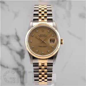 ROLEX ロレックス デイトジャスト 16233G シャンパン オールトリチウム メイン