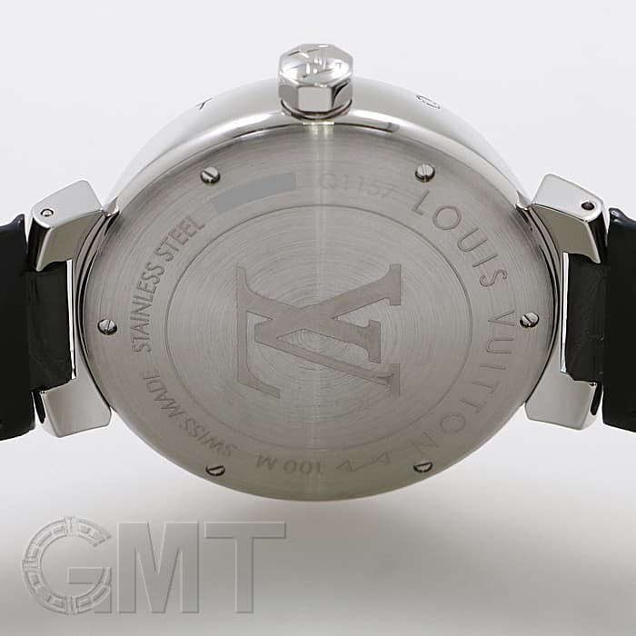 中古)LOUIS VUITTON ルイ・ヴィトン タンブール GMT ブルー Q11570