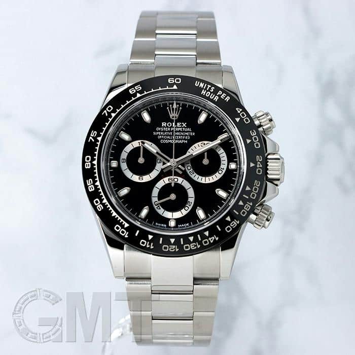 デイトナ  黒×銀　ROLEX（ロレックス）掛け時計  非売品 中古)ROLEX ロレックス デイトナ 116500LN ブラック（商品ID