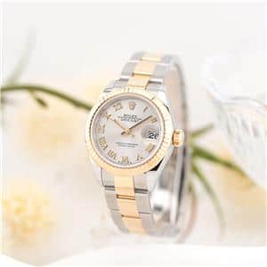 ROLEX ロレックス デイトジャスト 28 279173 シルバーローマ オイスターブレスレット メイン