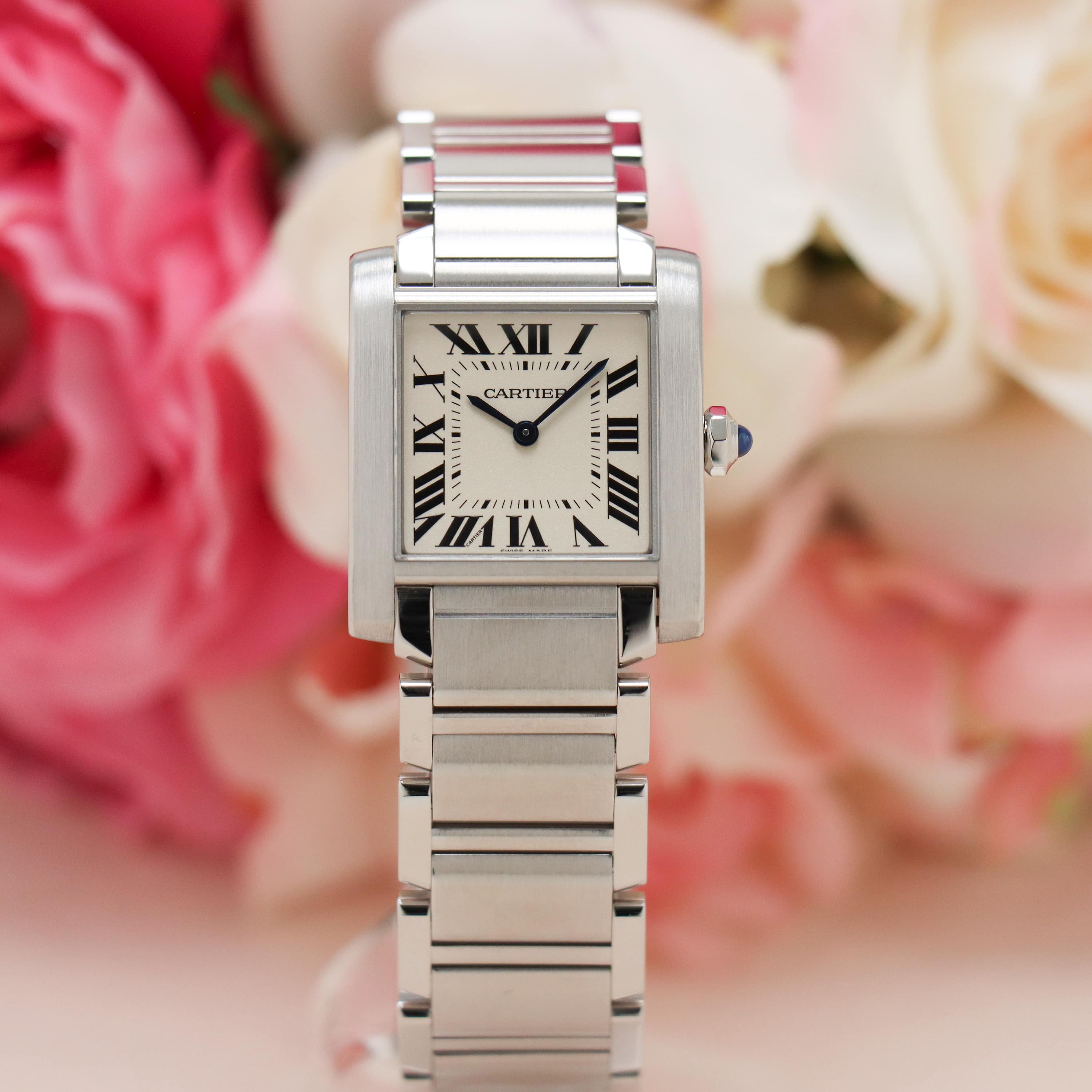 中古)CARTIER カルティエ タンク フランセーズ MM WSTA0005（商品ID