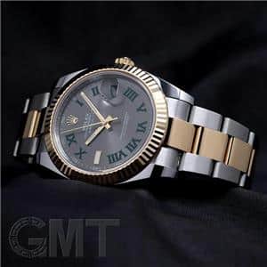 ROLEX ロレックス デイトジャスト 41 126333 グレー グリーンローマ オイスターブレスレット メイン