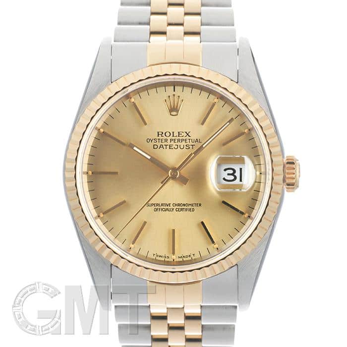 中古)ROLEX ロレックス デイトジャスト 16233 シャンパン（商品ID