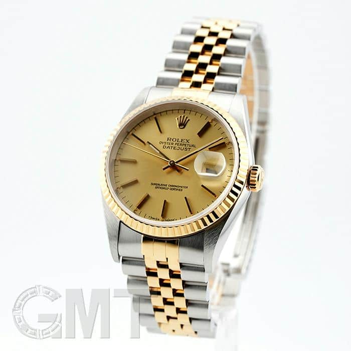 中古)ROLEX ロレックス デイトジャスト 16233 シャンパン（商品ID