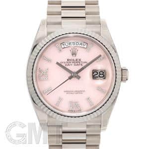 ROLEX ロレックス デイデイト 128239 ピンクオパールローマVI&IXダイヤ メイン