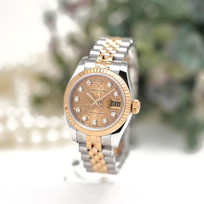 中古)ROLEX ロレックス デイトジャスト 179173G シャンパン