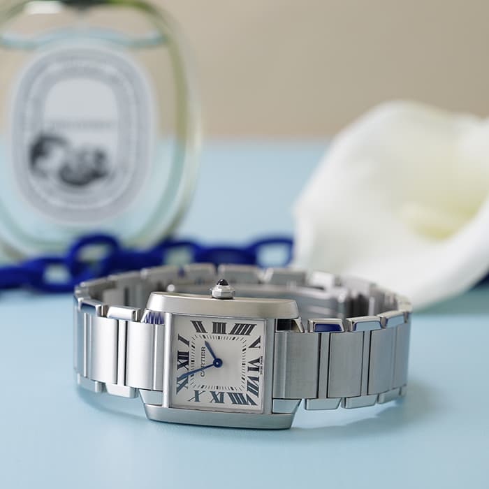 中古)CARTIER カルティエ タンク フランセーズ MM WSTA0005（商品ID