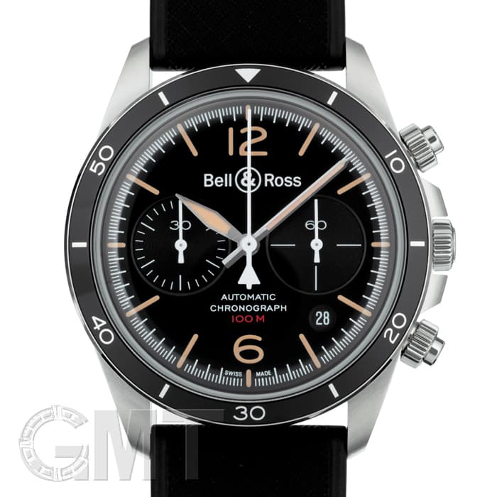 新品)BELL & ROSS ベル&ロス BR V2-94 スチール ヘリテージ BRV294-HER