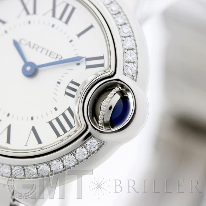 新品)CARTIER カルティエ バロンブルー 28mm W4BB0015（商品ID